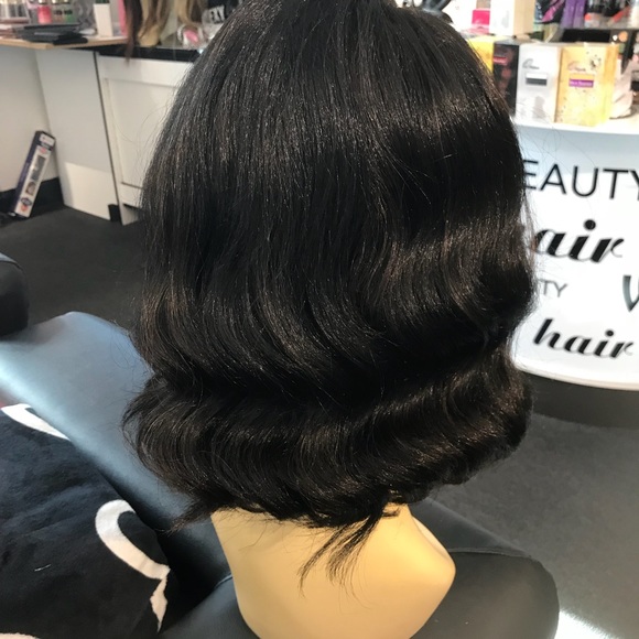 Swisslace Lacefront thick deep Wave Shoulder Wig main image 5