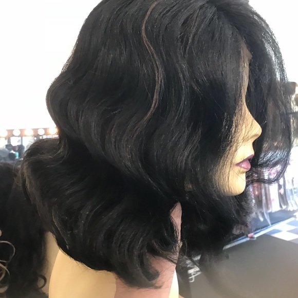 Swisslace Lacefront thick deep Wave Shoulder Wig main image 3