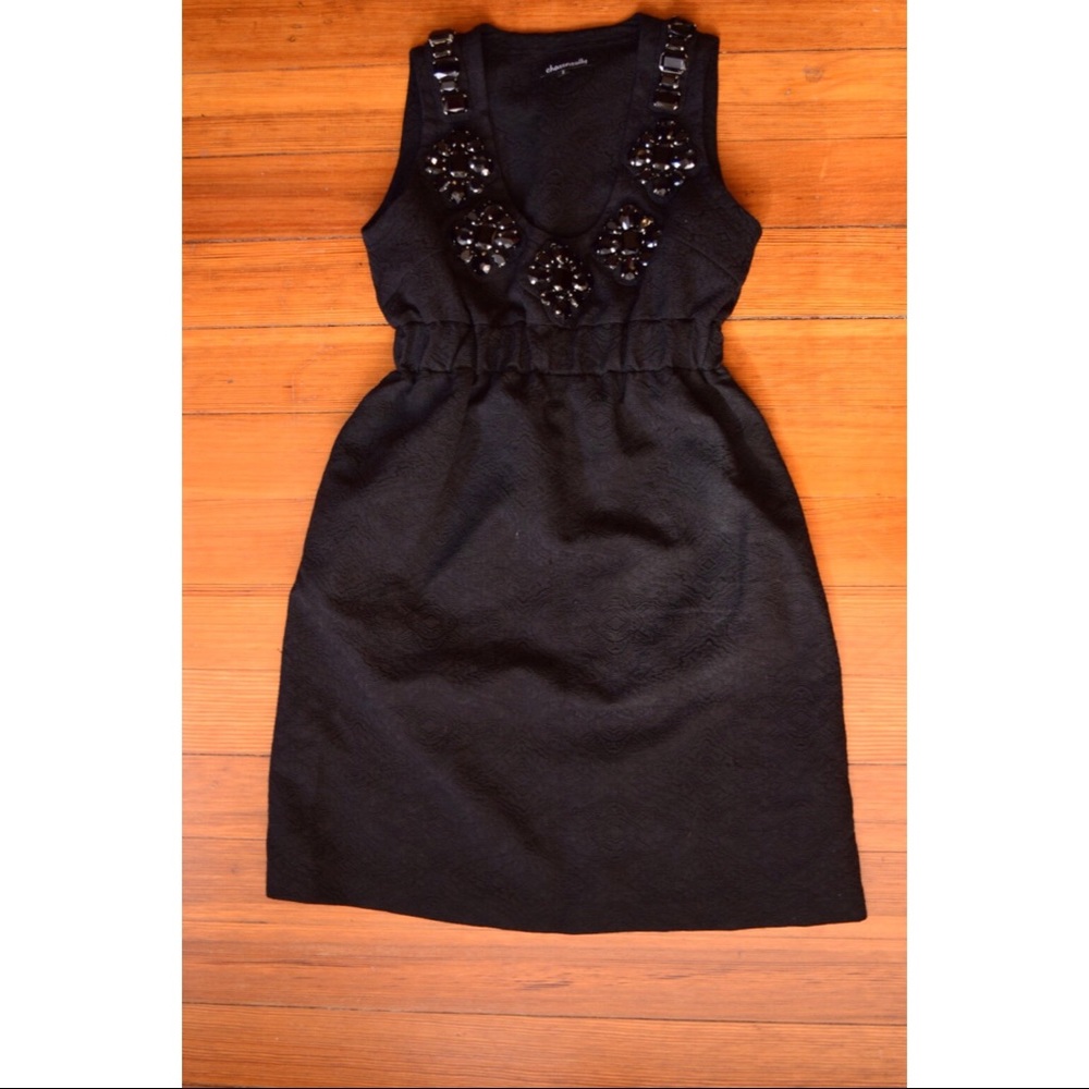 NWOT Chasensully Black Jacquard Dress