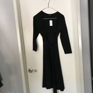 Banana Republic Black Wrap Dress