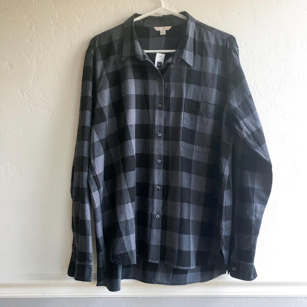 SALE! GAP Buffalo Check Button Down, XL