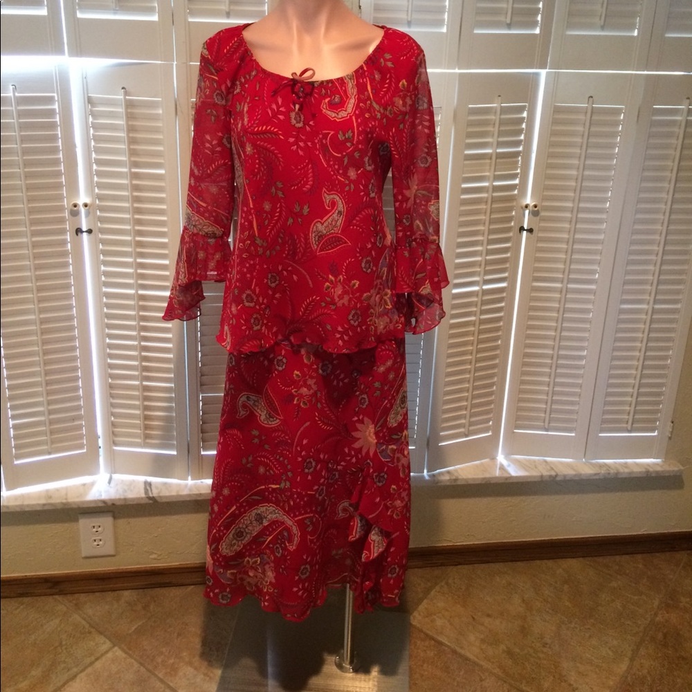 Jonathan Martin holidays peasant top & skirt