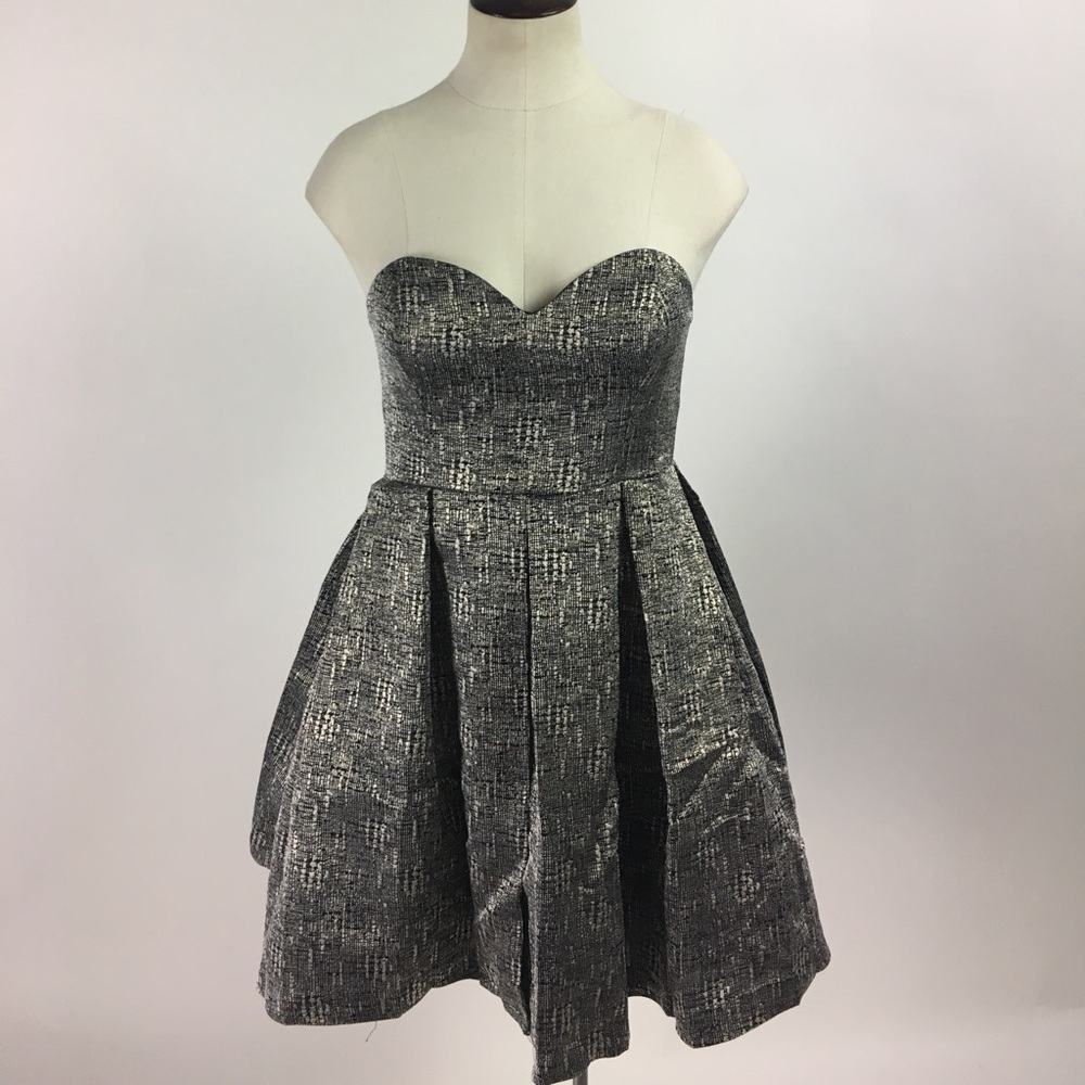 Ladakh - “Brocade” Strapless Dress