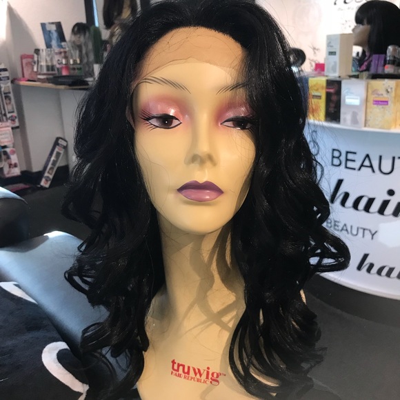 Deep Wave Swisslace Lacefront Wig Black 2020 Wig main image 6
