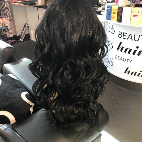 Deep Wave Swisslace Lacefront Wig Black 2020 Wig main image 4