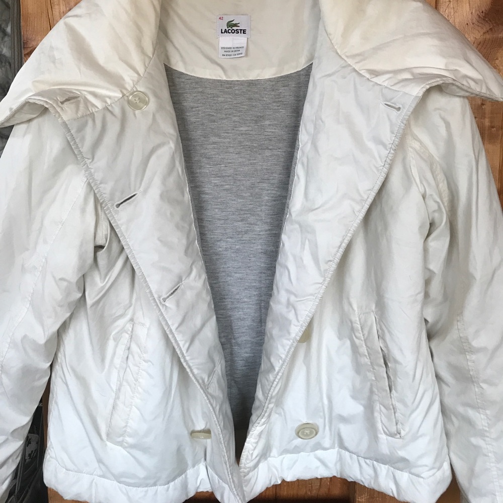 Lacoste light weight puff coat