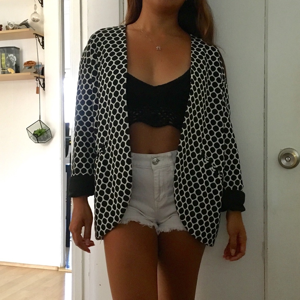 H&M polka dot jacket