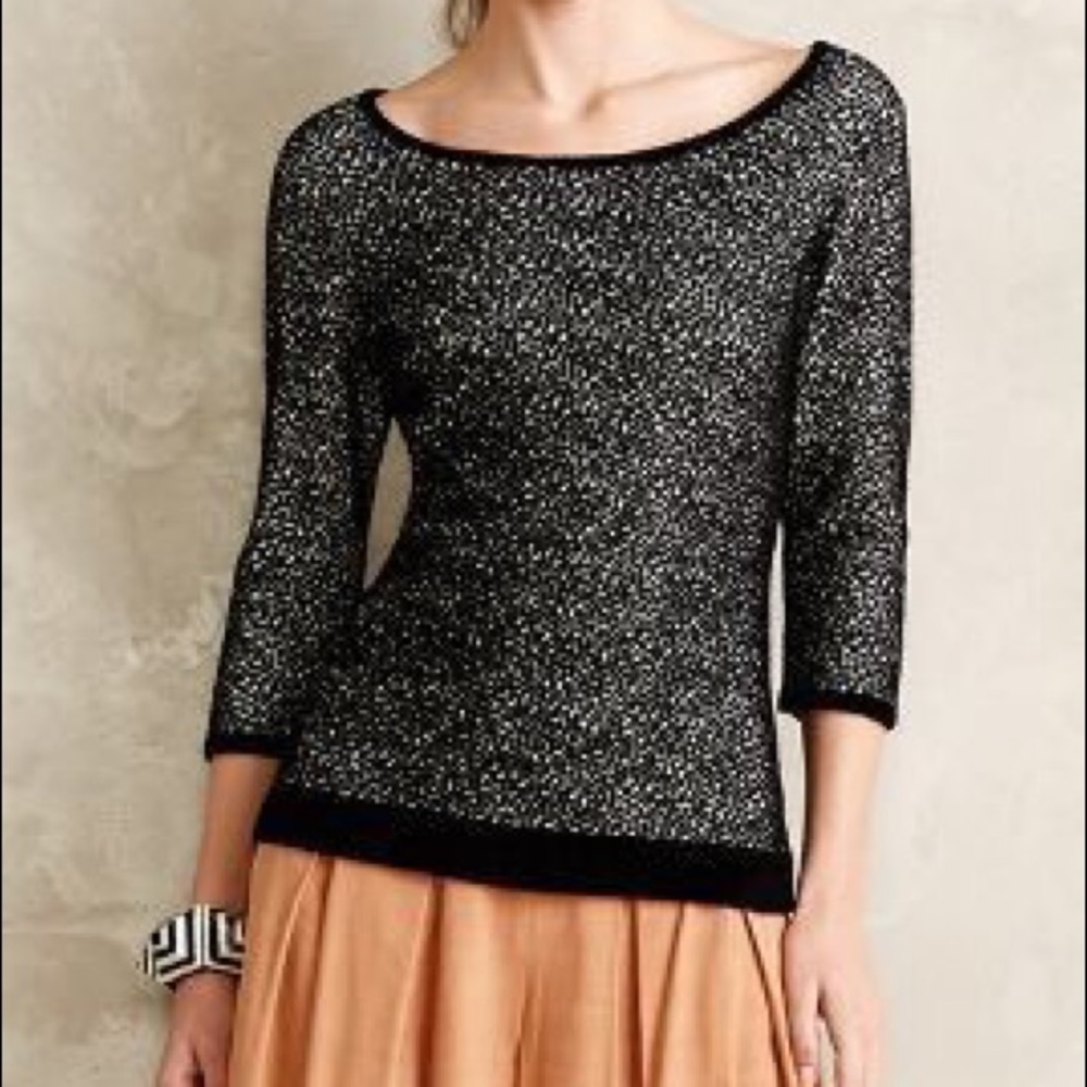 Anthropologie zipper pullover sz: L