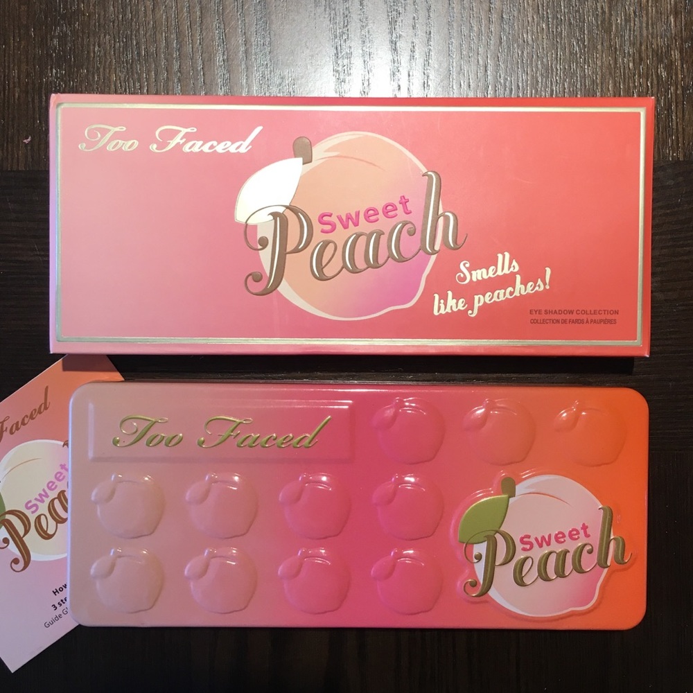 🎉HP🎉🍑Too Faced Sweet Peach Eyeshadow Collection - Picture 2 of 4