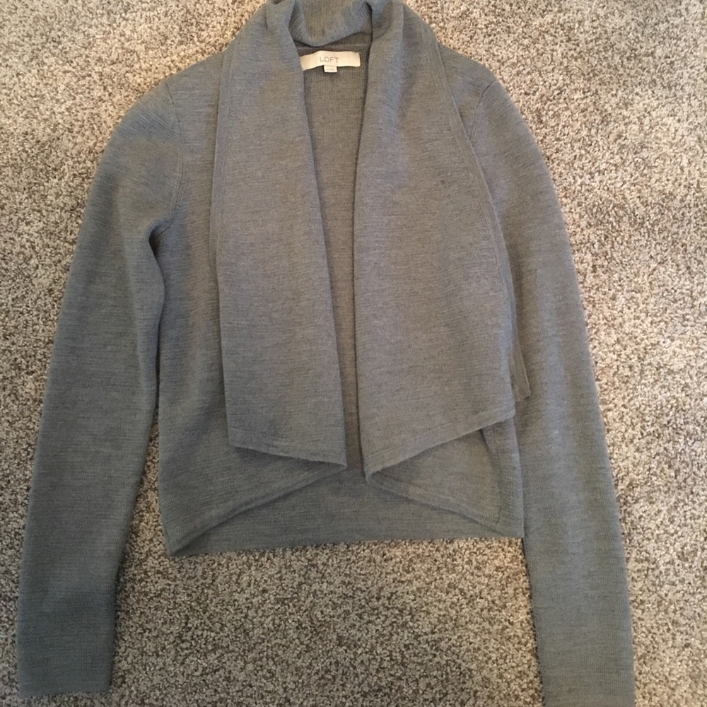 Ann Taylor Loft Open Cardigan