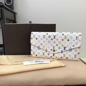 SOLD!Louis Vuitton Multicolore Sarah Wallet