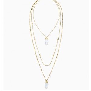 Stella & Dot crystal convertible necklace