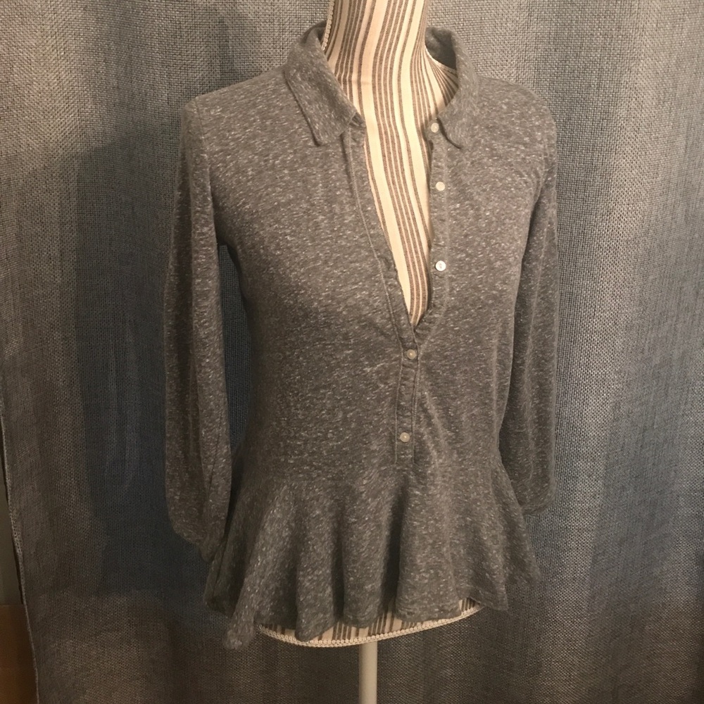 Abercrombie Puplum Tee