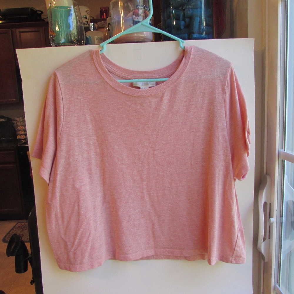 Pink crop top