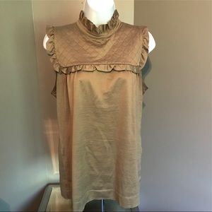 Zara Sleeveless Ruffled Top Zara Sleeveless Ruffled Top