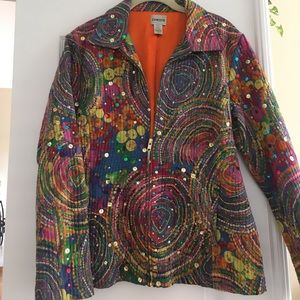 Chicos Zip Down Jacket