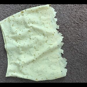 Asos Pale Yellow Skirt