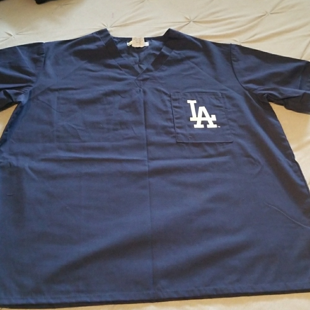 Women's Dodgers Scrub Top