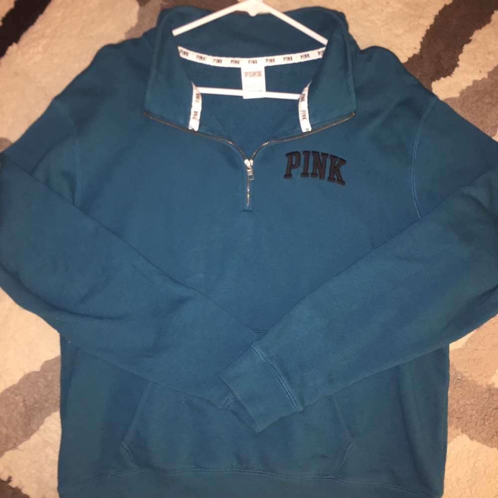 Pink Half Zip up