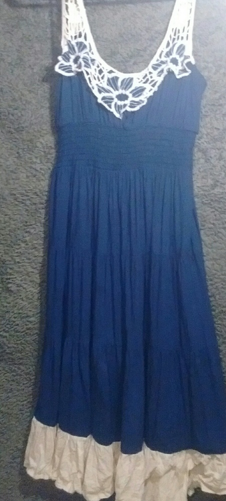 Navy blue sundress
