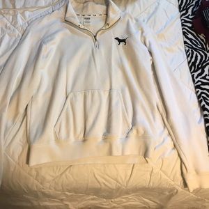 Pink 1/2 zip sweatshirt