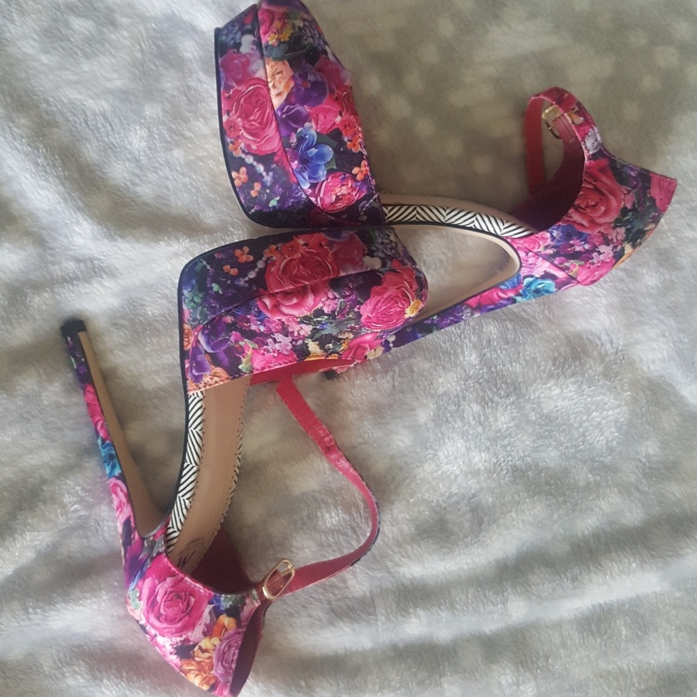 Floral Flashion Heels
