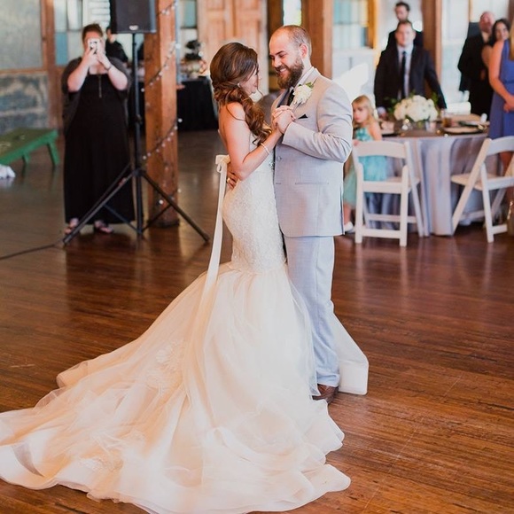 Lazaro bridal gown style 3415 - Picture 2 of 8