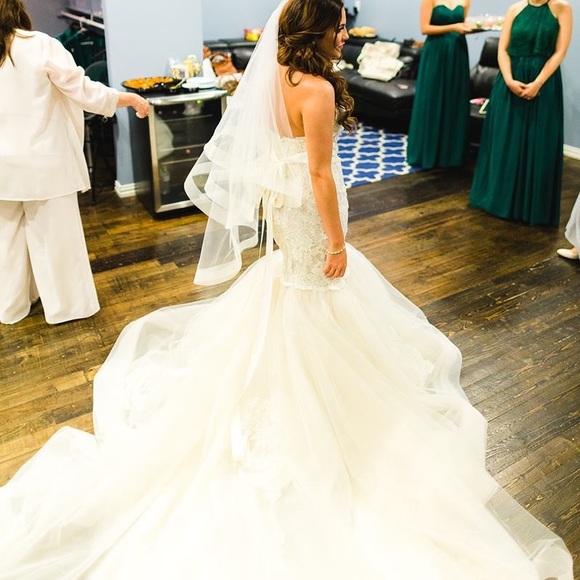 Lazaro bridal gown style 3415 - Picture 3 of 8