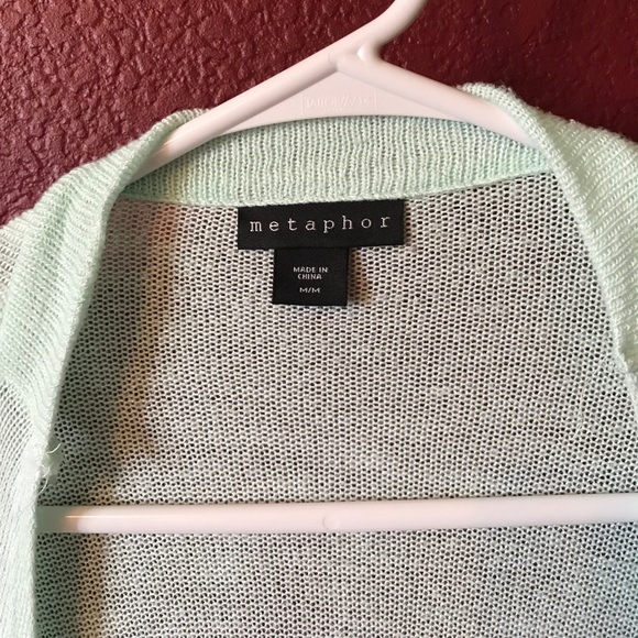 Mint green cardigan - Picture 2 of 2