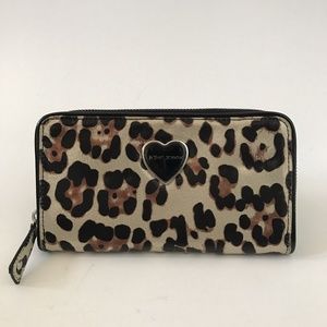 AUTHENTIC Betsey Johnson Leopard Print Wallet