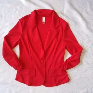 Red blazer