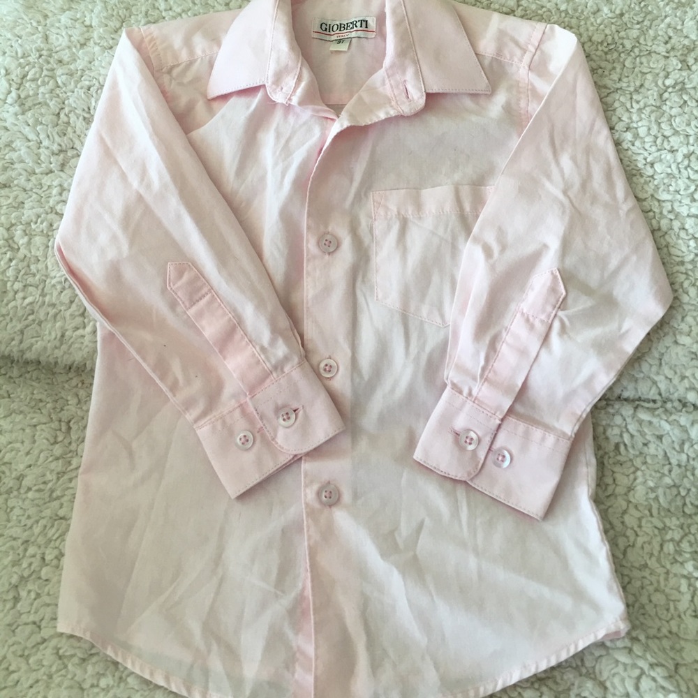 Real men wear pink!! Button down pink dress shirt