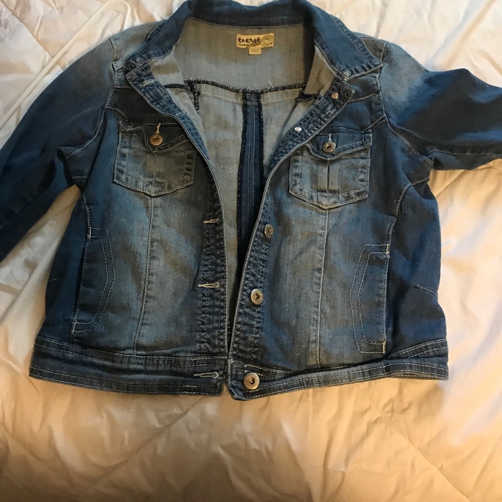 Long sleeve jean jacket