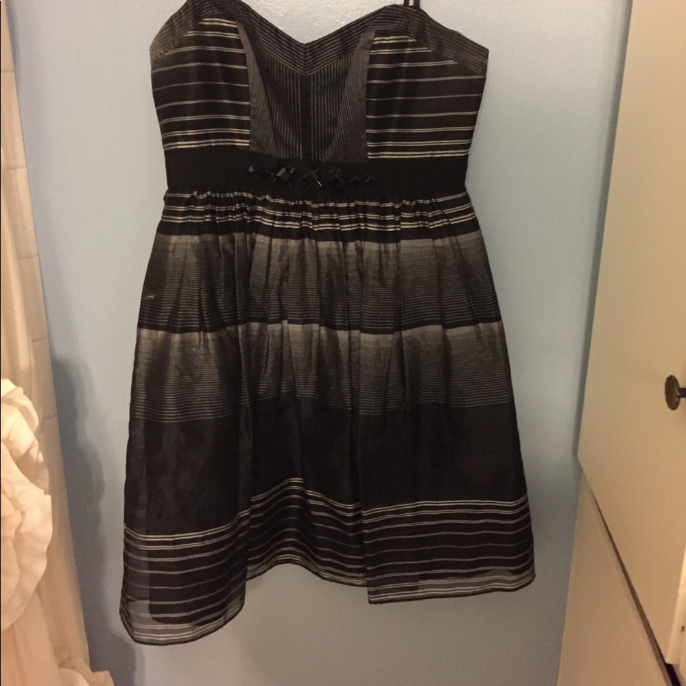 BCBG strapless dress, black