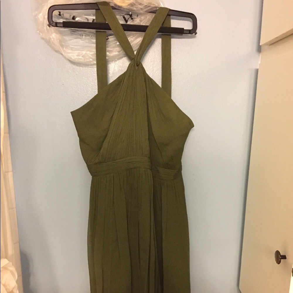 JCREW dress, olive green