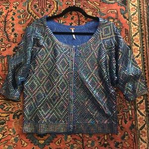 Free People sequin top