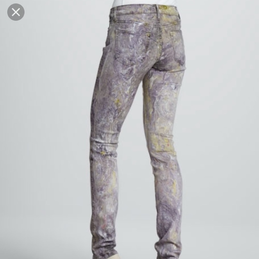 Rich & Skinny Marbled Skinny Jeans
