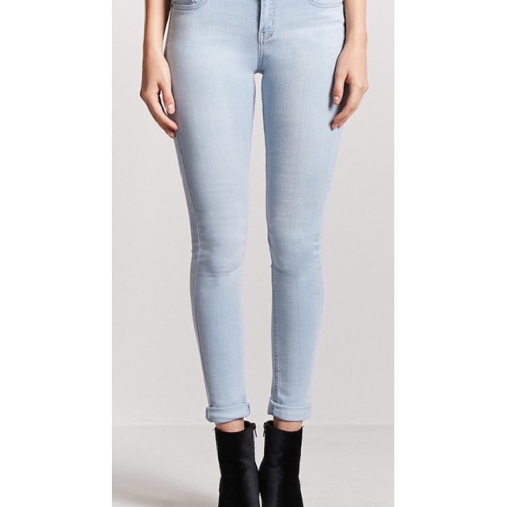 Forever21 Light Blue Skinny Jeans