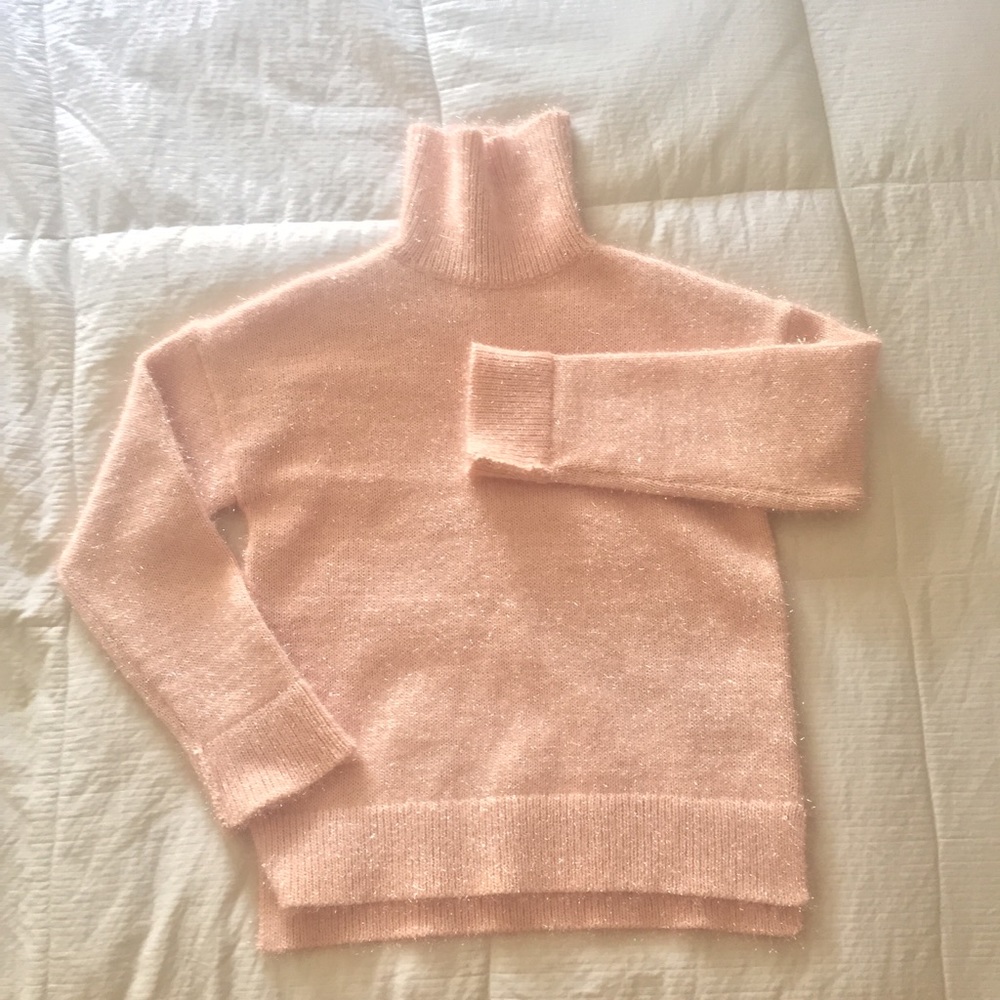 KATE SPADE Shimmer Turtleneck