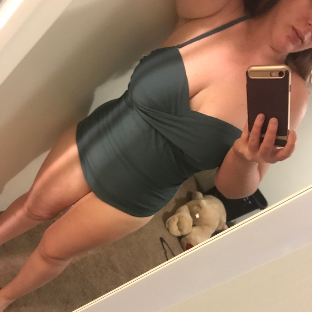 Medium green bathing Suit
