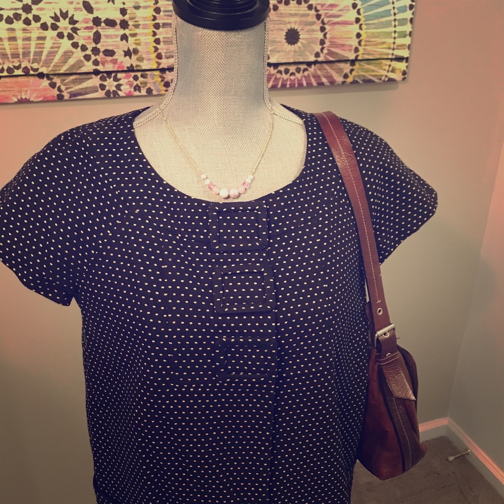Banana Republic Short Sleeved Jacket Black Dress 8