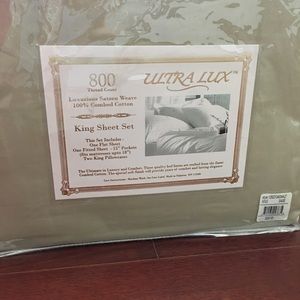 ultra lux other king sheet set 800 tread poshmark ultra lux sheets