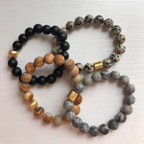 Bracelets - Fall Stack - 4 set - Picture 6 of 6