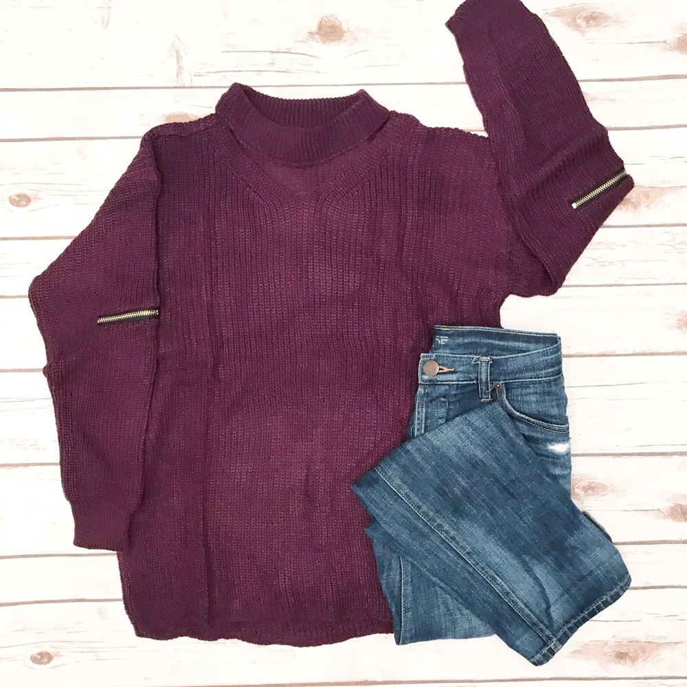 Umgee Mulberry Sweater