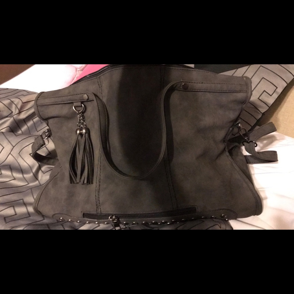 Grey purse