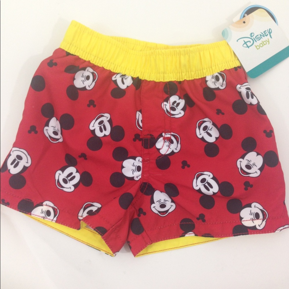Disney Baby Swim Trunks Mickey Mouse