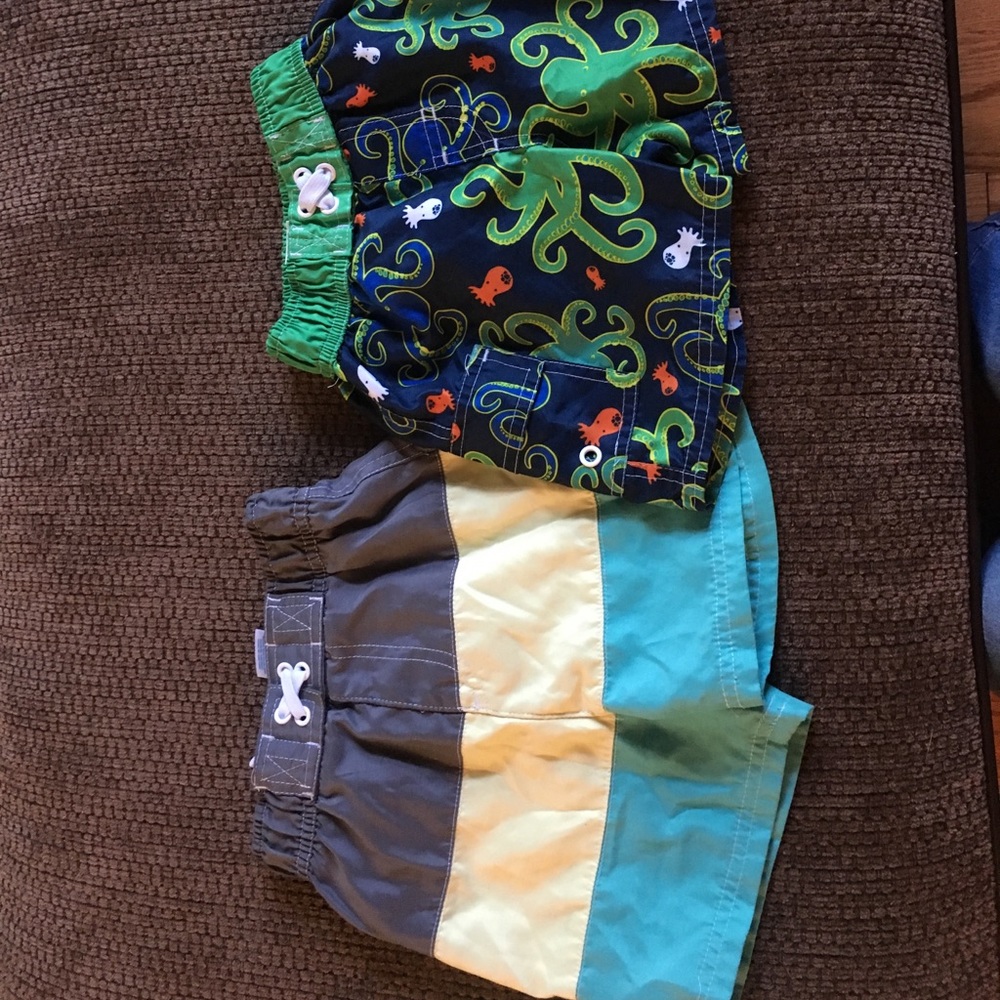 Two pack boys bathing suit shorts