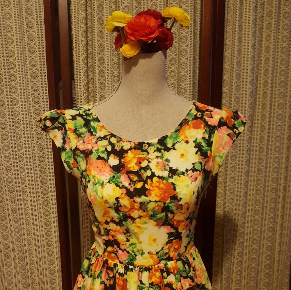 Floral Dress by Moon. Modcloth!