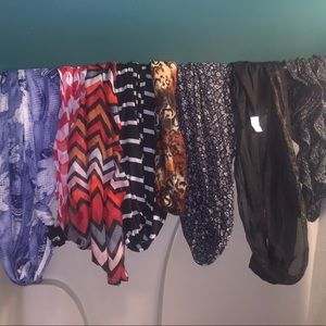 Several scarves
