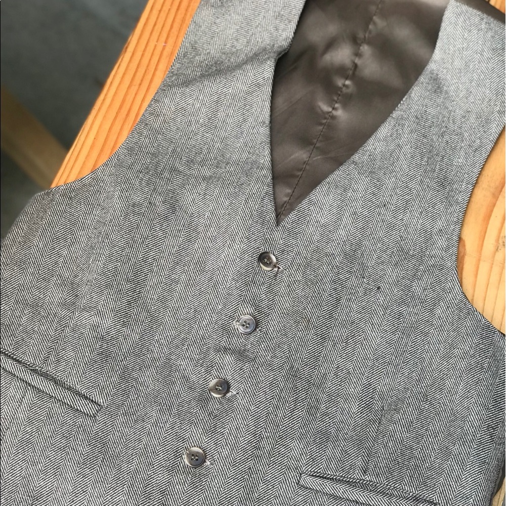 Vintage brown tweed men’s vest